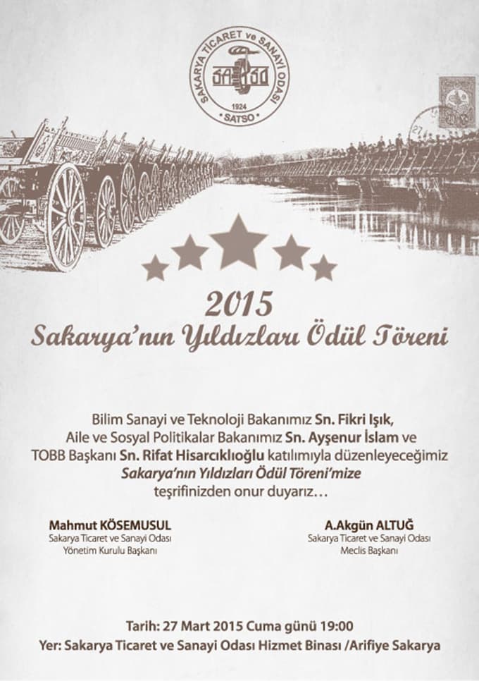 Sakarya'ya Bakan çıkarması