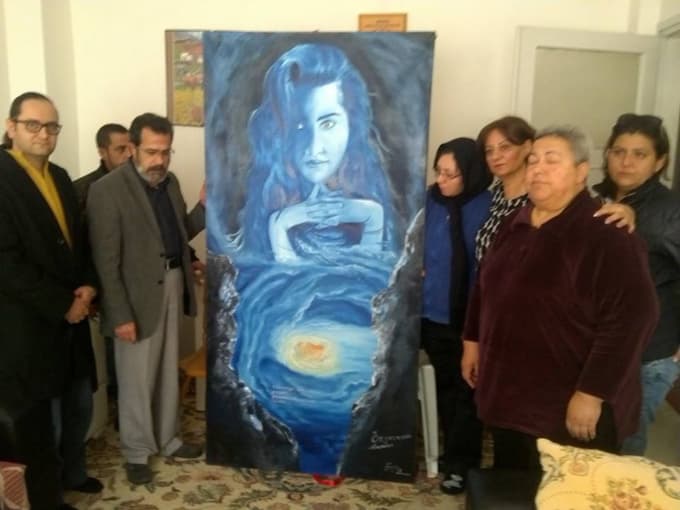 Sakaryalı ressam, Özgecan'ın tablosunu ailesine ulaştırdı