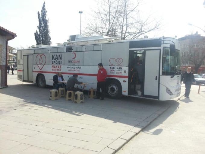 Kan bağışına vatandaşlardan yoğun ilgi
