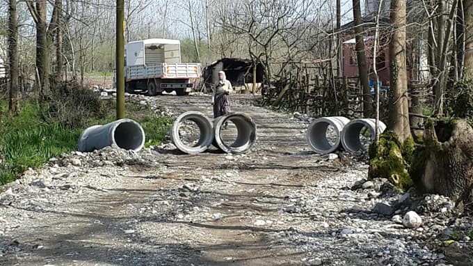 Taraklı Eskibedil Mahallesi'nde altyapı çalışması 