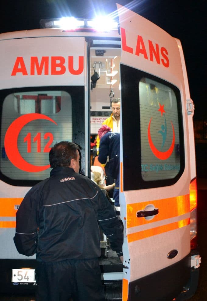 Serdivan'da trafik kazası: 2 yaralı