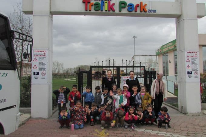 Anaokul öğrencilerine trafik eğitimi