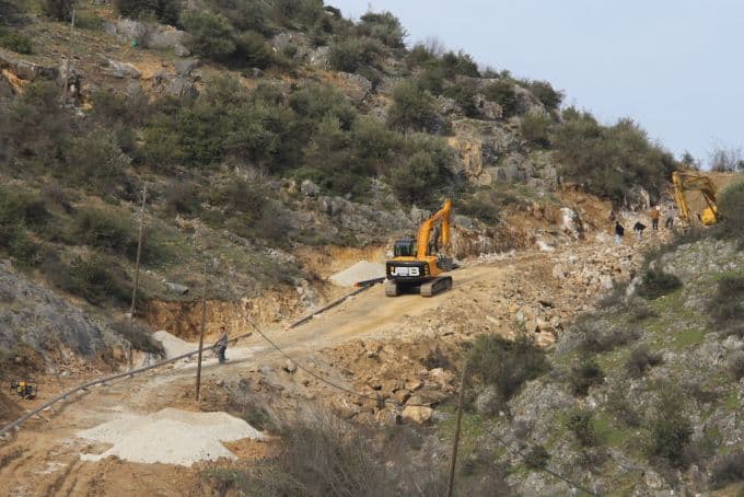 O ilçeye 8 km'lik içmesuyu hattı inşa ediliyor