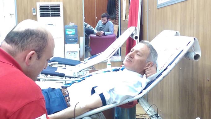 Başkan Dişli 'Bazen bir ünite kan bir hayat demektir'