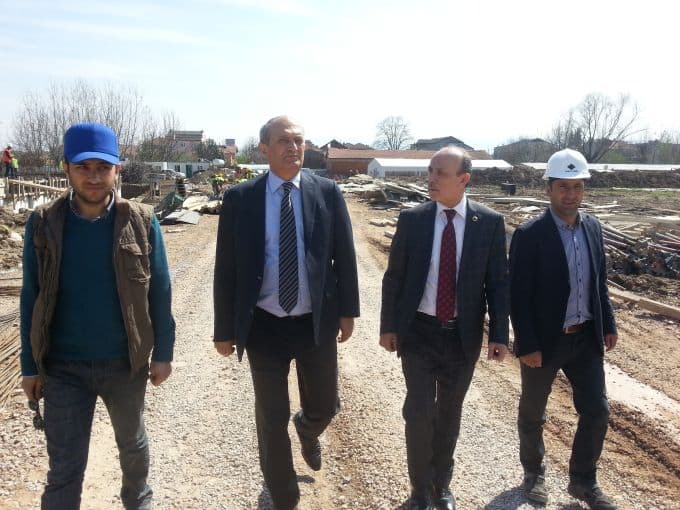 Kentsel dönüşüm alanında incelemelerde bulundular