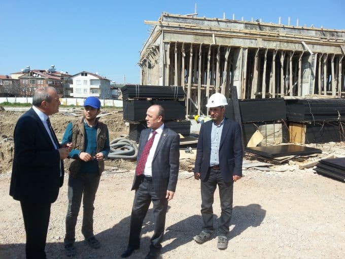 Kentsel dönüşüm alanında incelemelerde bulundular