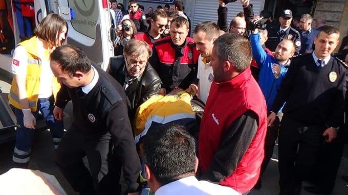 Alkollü şahıstan intihar girişimi!