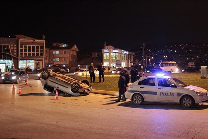 Kavşağa kontrolsüz girince...