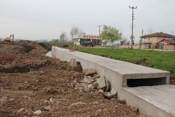 Söğütlü'nün açık kanal sorununa çözüm