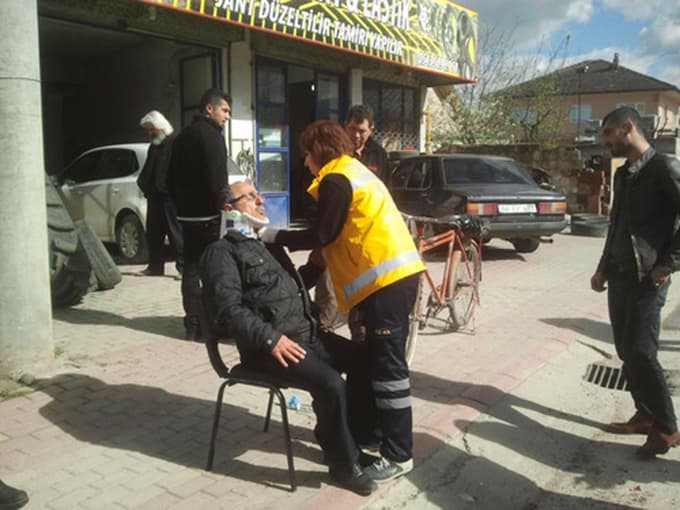 Akyazı'da zincirleme kaza! 