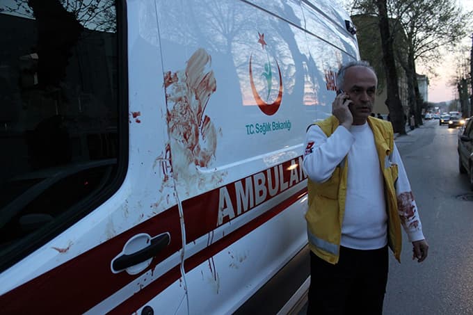 112 ekibine darp girişimi!