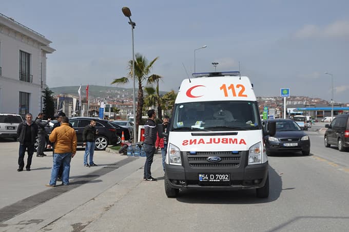 Serdivan'da trafik kazası!