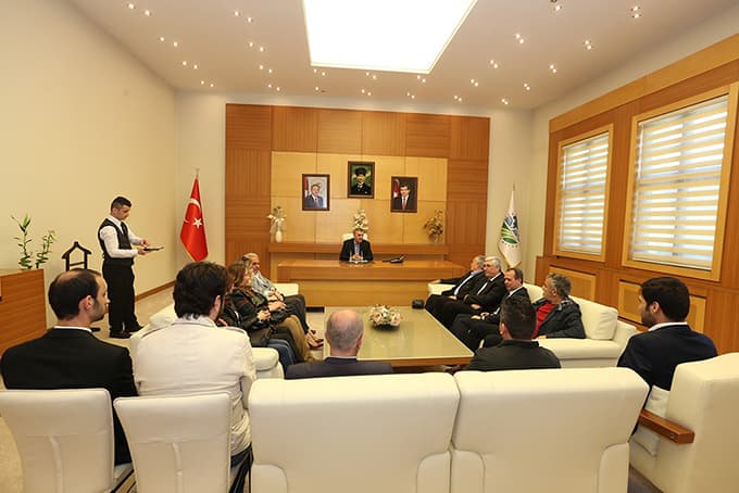 Sakarya Gazeteciler Birliği'nden Toçoğlu'na ziyaret