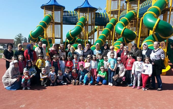 İlkbahara 'Hoşgeldin' dediler