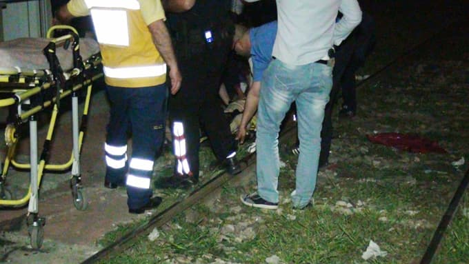 Üniversite öğrencisinin ayağının üzerinden tren geçti