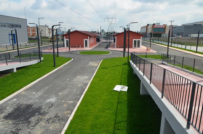 Trafik eğitim parkı çalışmalarında sona gelindi