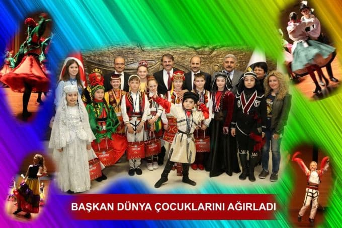 Başkan Alemdar dünya çocuklarını ağırladı