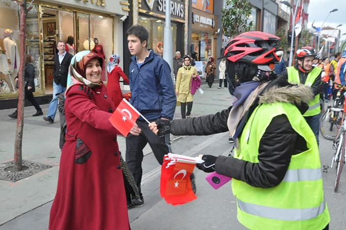 TEMA Sakarya üyeleri doğa için pedal çevirdi