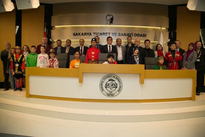 Dünya çocukları SATSO'daydı