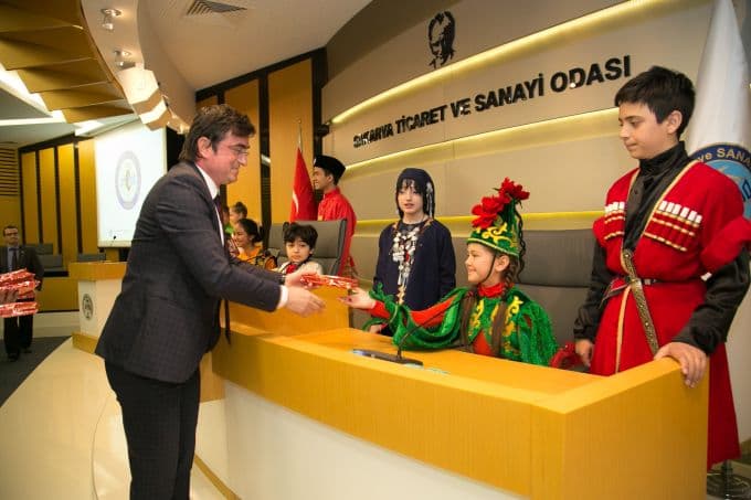 Dünya çocukları SATSO'daydı