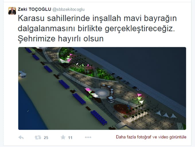 Karasu sahil parkının temeli atıldı