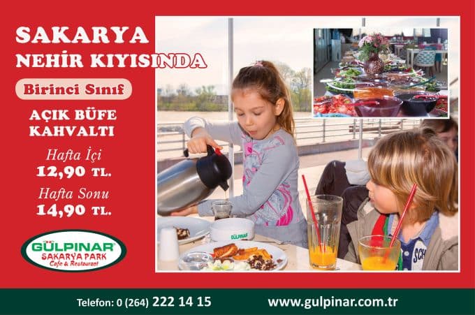 Nehir kenarında müthiş bir kahvaltı keyfi