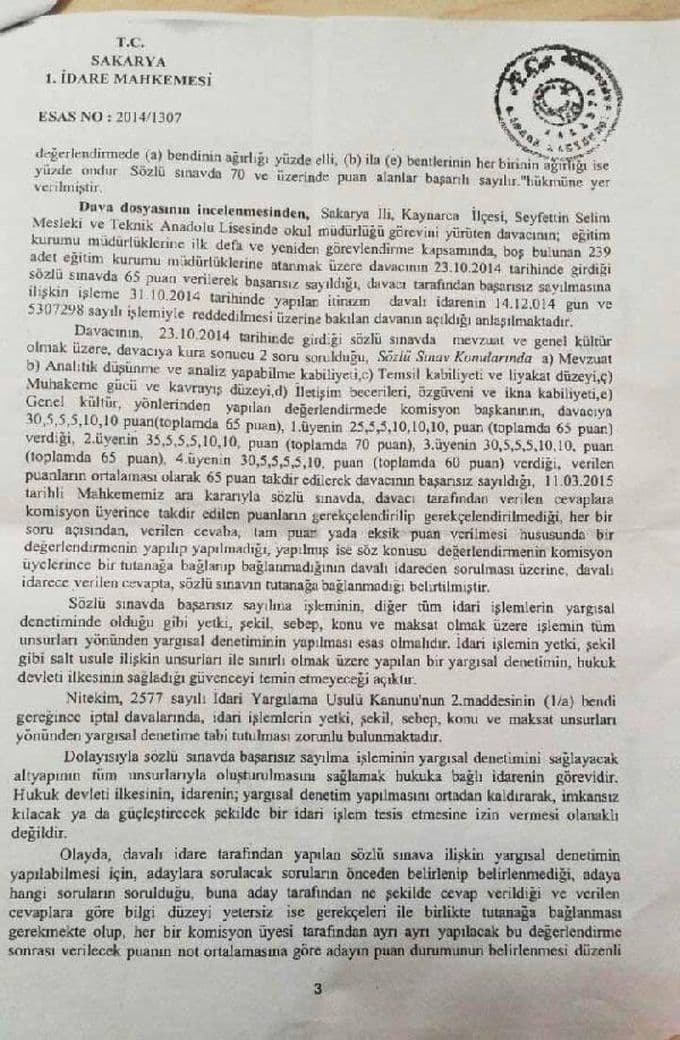 Okul müdürleri hakkında mahkeme kararı!