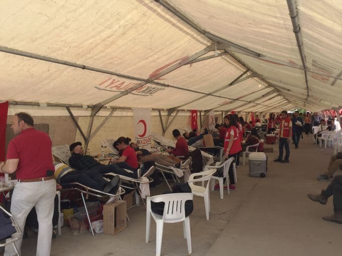 Kan bağışı kampanyasına rekor katılım