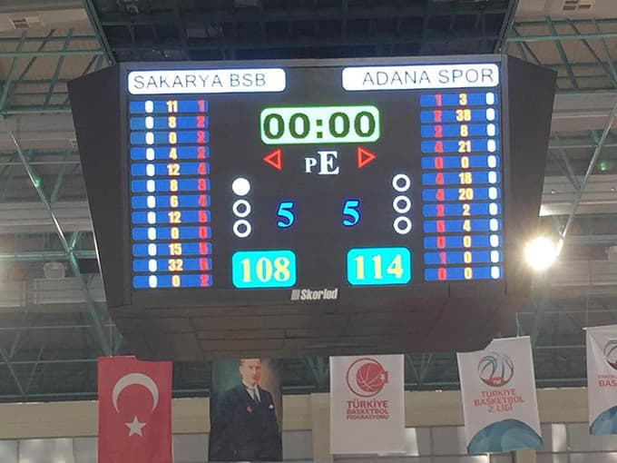 Sakarya Spor Salonu'nda inanılmaz maç!