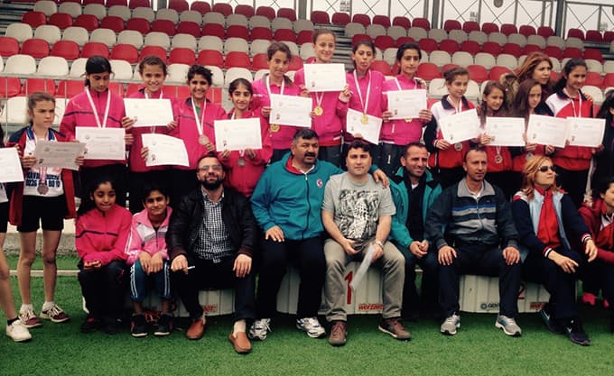 Atletizmde Türkiye finallerine yükseldiler