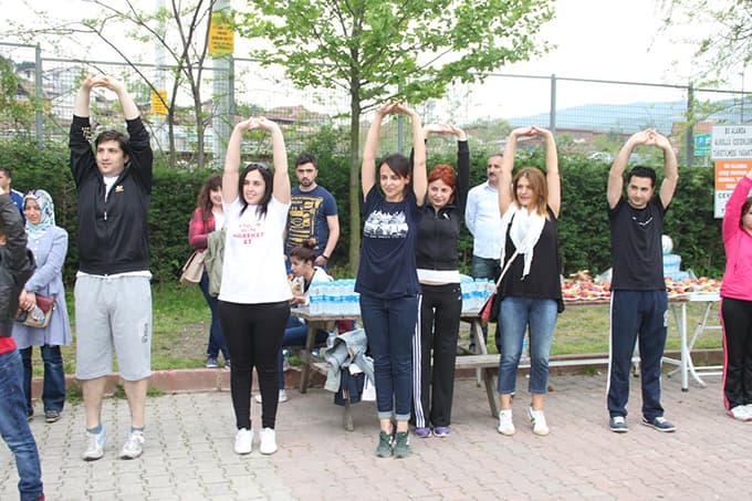 Sapanca'da yürüyüş etkinliği 