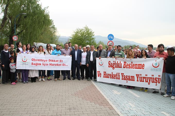 Sapanca'da yürüyüş etkinliği 