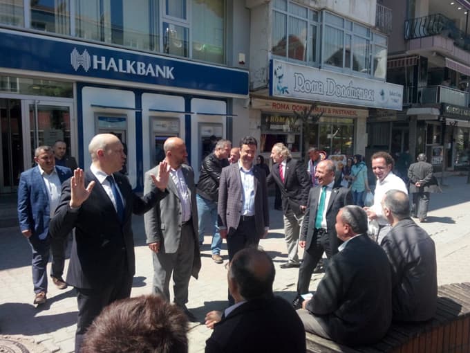Saadet Partisi mülletvekili adayları Karasu'da...