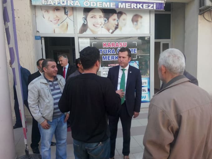 Saadet Partisi mülletvekili adayları Karasu'da...