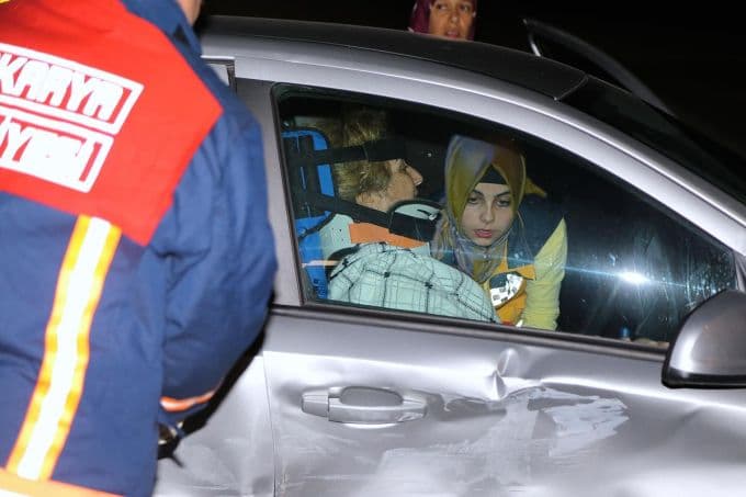 Sakarya'da trafik kazası: 2 yaralı 