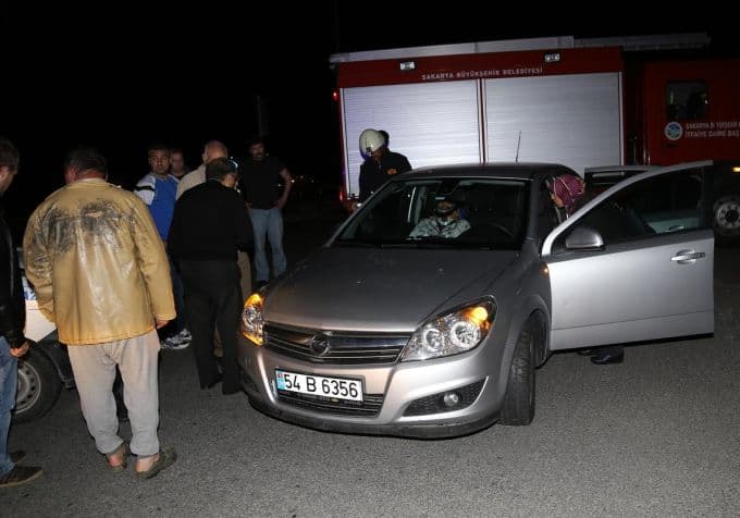 Sakarya'da trafik kazası: 2 yaralı 