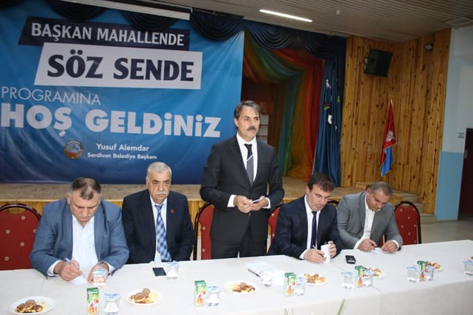 Alemdar, mahalle sakinleriyle buluşmaya devam ediyor