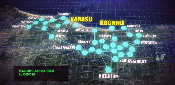 Şehrin kuzeyine içmesuyu arıtma tesisi geliyor