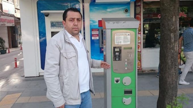 Vatandaştan "parkomat" tepkisi