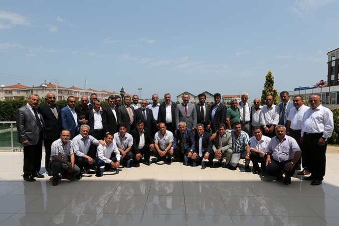 Toçoğlu muhtarlarla buluştu müjdeleri sıraladı