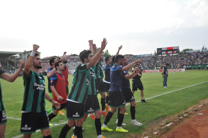 Sakaryaspor - BB Erzurumspor maç sona erdi
