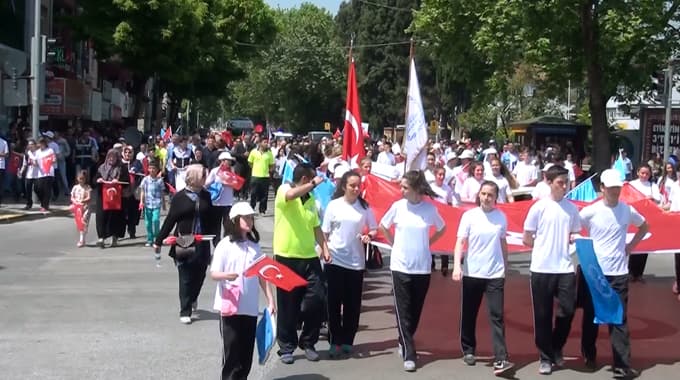 19 Mayıs Sakarya'da coşkuyla kutlandı