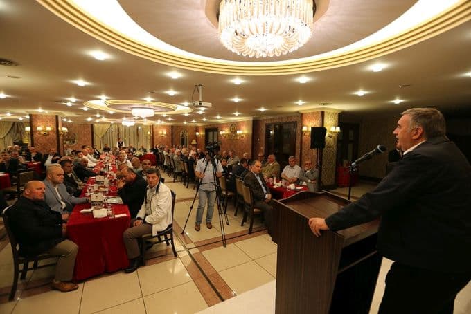 Başkan Toçoğlu, iş adamlarıyla bir araya geldi