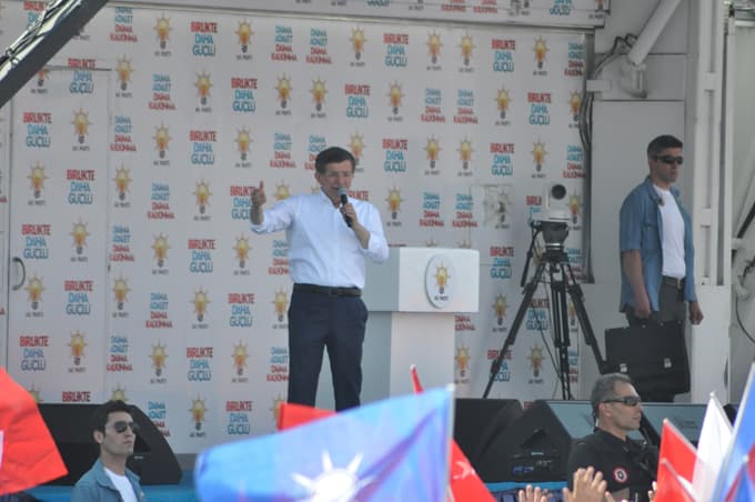 Başbakan Ahmet Davutoğlu Sakarya'da...