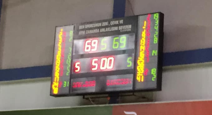SBB Basketbol serinin ilk maçını kaybetti