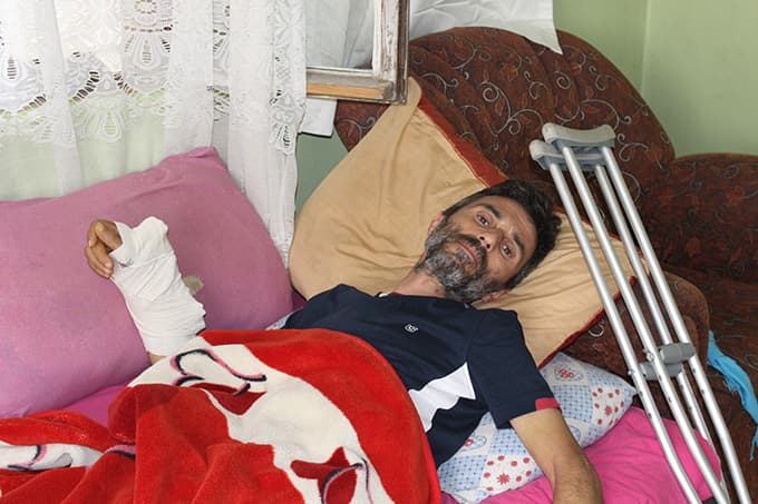 İş kazası nedeniyle yatağa mahkum kaldı