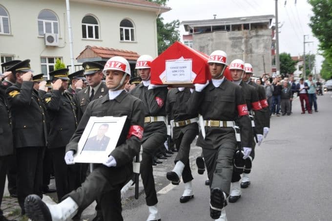 Uzman Jandarma Çavuş son yolculuğuna uğurlandı
