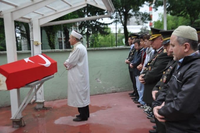 Uzman Jandarma Çavuş son yolculuğuna uğurlandı