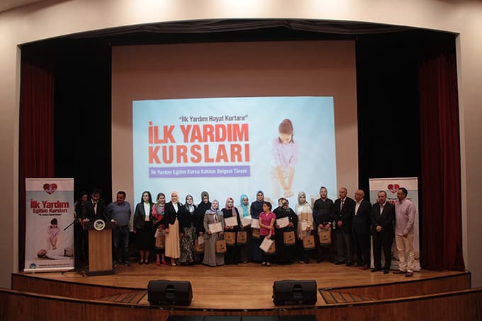 İlk yardım eğitimleri tamamlandı