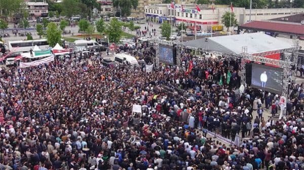 Sakarya'da Sedat Peker izdihamı